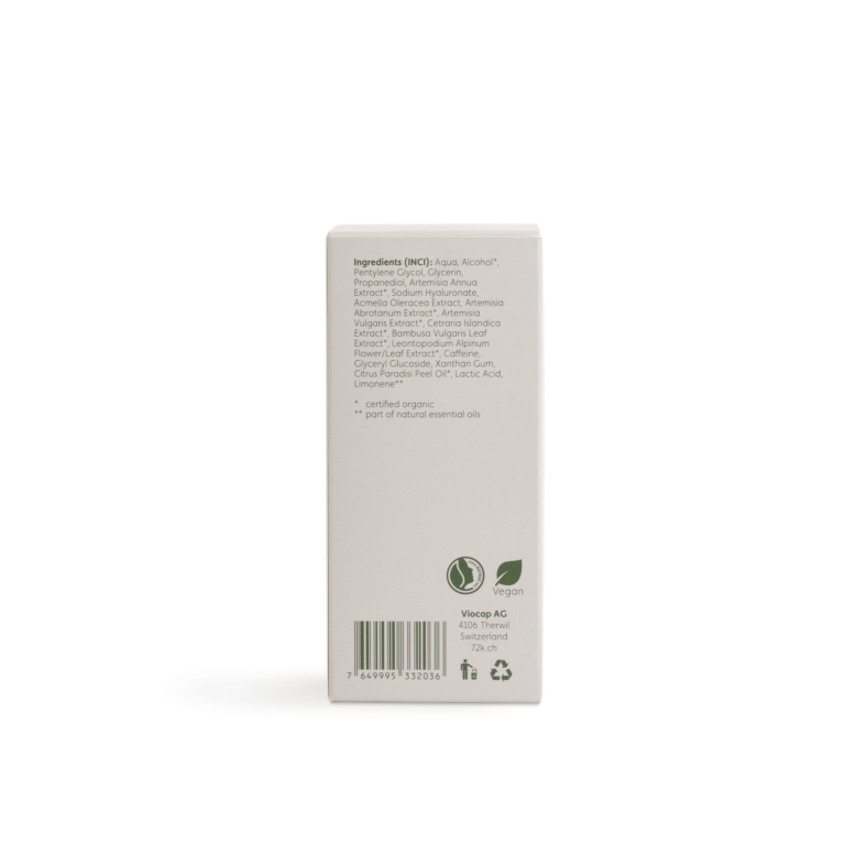 72k face serum men back packaging