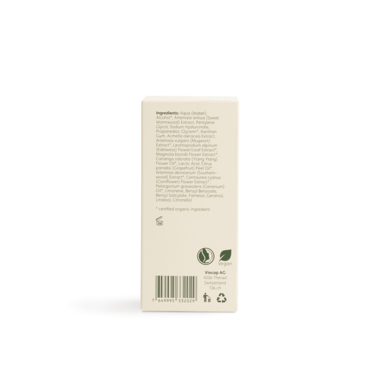 72k face serum women back packaging