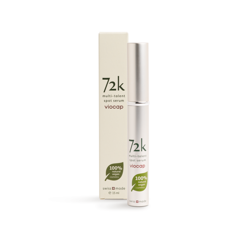 72k multi talent spot serum front product packaging