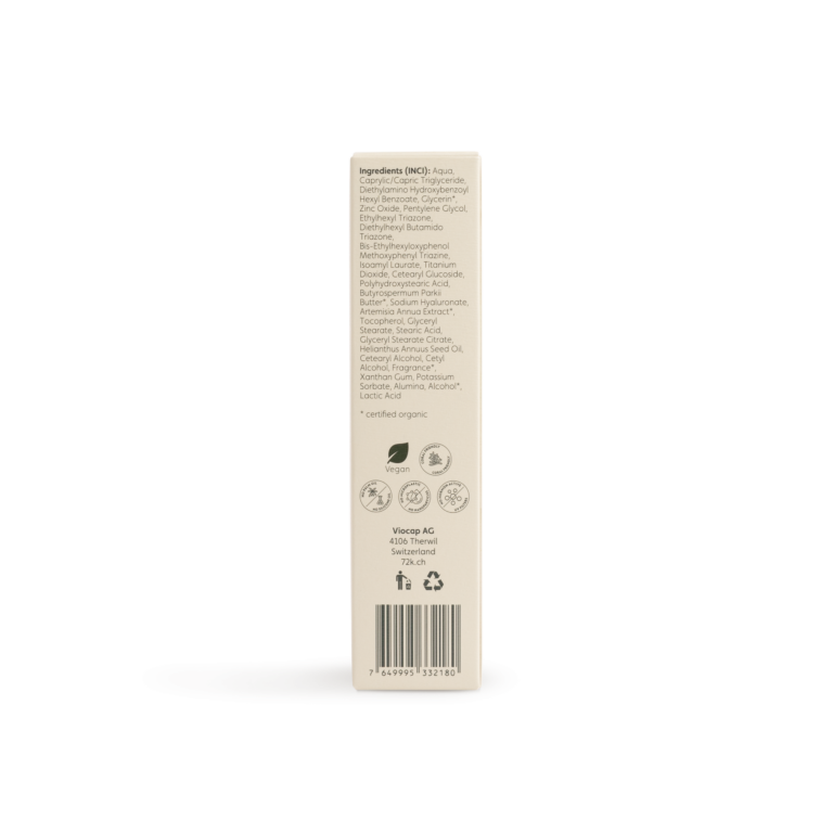 72k sun protection spf50+back packging