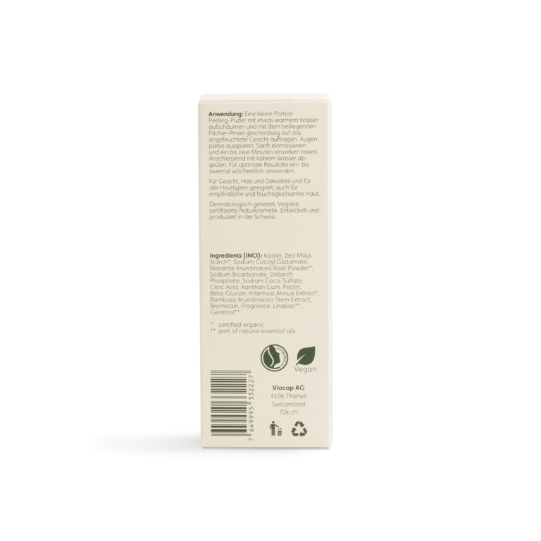 72k the enzym peeling back packaging