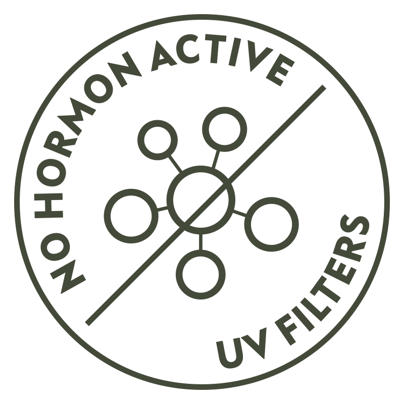 no hormone active uv filters picto